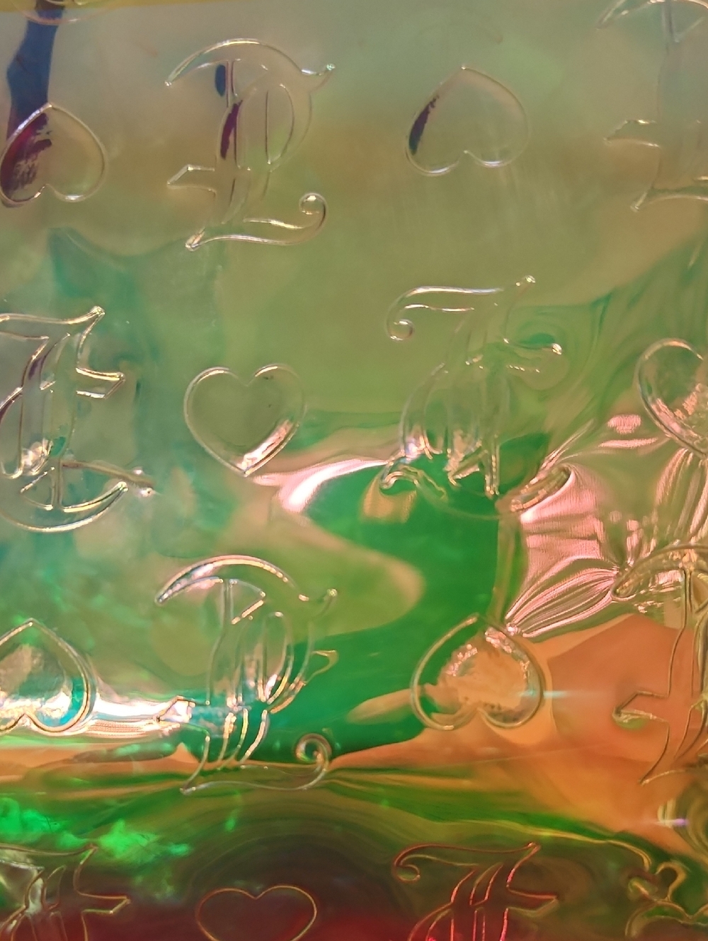 Juicy Couture Iridescent Green-Gold Holographic Pouch - Picture 3 of 7